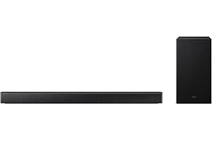 Samsung Soundbar HW-B46CF/ZF Serie B, 3 Speaker, Wireless, Dolby 2ch, Audio a 2.1 Canali, DTS 2ch, Surround Sound Expansion, Voice Enhance Mode, Titan Black, 2025