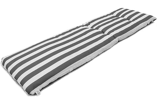 VIGIVISION Coussin de chaise longue. Matelas pour chaise longue dimensions 180 x 55 x 8 cm. Gris.