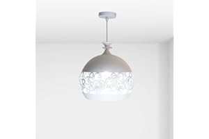 MAKA CHANGE YOUR LIFE QUALITY Maka Lampadario Moderno a Sospensione in Cristallo Ferro Opaco Paralume Lampada da Soffitto Gabbia Diamanti per Sala da Pranzo Metallo Nero Cucina Tavolo Camera da Letto Bar 100 cm x 30 cm Arabesque