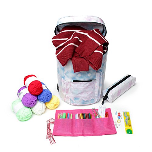DCCN Wolle Aufbewahrungstasche Tragbare Strickwolle Tasche für Wolle und Strickzeug - 7