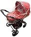 Universal Raincover To Fit Bebecar Ip-Op Stylo Icon Grand Carrycot (198)