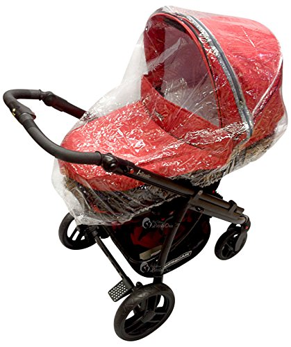 Universal Raincover To Fit Bebecar Ip-Op Stylo Icon Grand Carrycot (198)