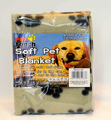 New-Pet-Touch-Soft-Fleece-Pet-Blanket-Dogs-Puppy-Cat-Kittens-Blankets-Paws-Bones-Print