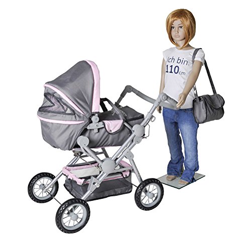 Imagen 6 de Knorrtoys.com 10410 Twingo S Rockstar - Cochecito de paseo para muñecas en color gris