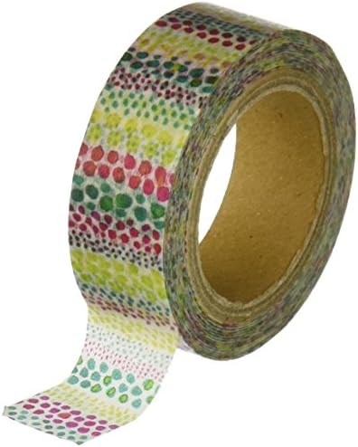 Roundtop Designer's Washi, Space Craft Decoration, Polka Dot Border (SC-MK-018)