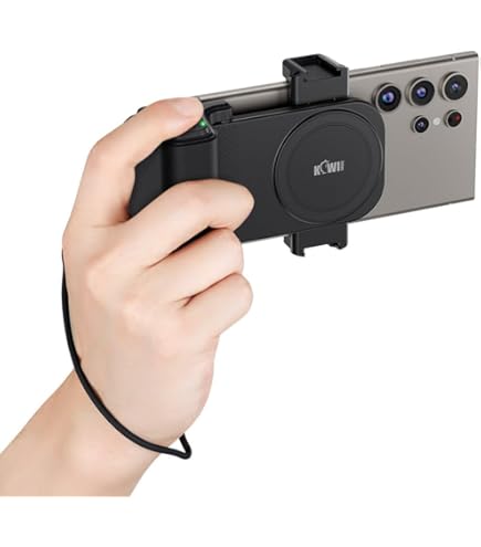 TELESIN&deg; Grip Smartphone Con Telecomando Bluetooth, Impugnatura Bastone Per Selfie, Supporto Per Phone (No CPL Lens