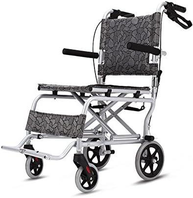 ZZHF Wheelchair Folding Elderly Portable Wheelchairs Children Wheelchair Trolley 2 Colors Available Walking Sticks ( Size : 34cm )