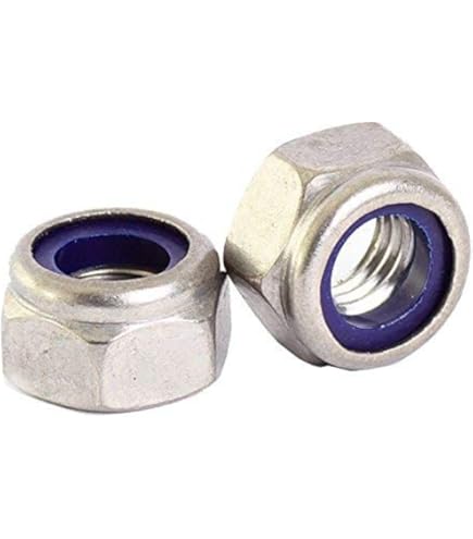 Viti Flangia Metriche A2 Inox Dadi Flangia Autobloccanti Nylock A2 Con Inserto Nylon - M4 M5 M6 M8 M10, Made In Italy Dadi FixitFlo - Foto 6