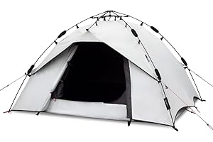 qeedo Quick Ash, Tienda de Campana 2 Personas, Tienda automatica (Quick-Up-System) - Dark Series