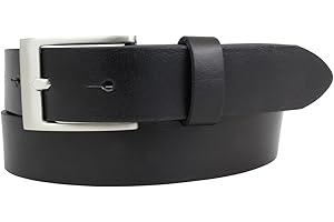 BRAZIL LEDERWAREN Kinder-Gürtel aus Vollrindleder 3 cm | Ledergürtel für Jungen/Mädchen 30mm | für Jeans, Anzug, Kleid, Rock