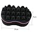 Denshine Personal Professional Double Barber Hair Magic Twist Sponge Brush Dreads Locking Coil Afro Curl Wave for Home Use