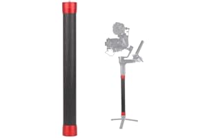 YUNIR Tige d'extension, Tige d'extension en Fibre de Carbone de 35 cm pour Crane 2/WEEBILL Crane 3, pour FeiyuTech AK4000 AK2000 4. pour stabilisateur de rotule, pour Ronin-S SC