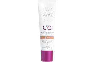 LUMENE CC Cream Fondotinta correttivo in crema | SPF 20 | Copertura media | Leggero e ricco di antiossidanti | Idrata riducendo gli arrossamenti | Tutti i tipi di pelle | Vegano | 30 ml | Abbronzato