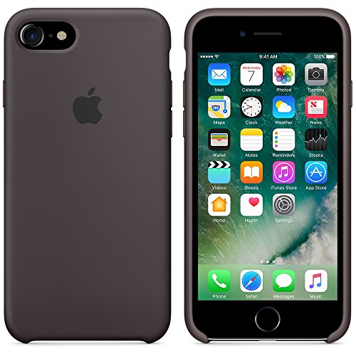 Apple MMX22ZM A - Funda de Silicona iPhone 7  Color marr  n - Silicona
