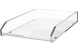 Kantek Briefablage, Acryl Einzelner Buchstabe, Tablett farblos