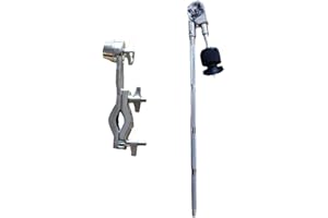 ＡＷＨＡＯ Brazo de platillo con abrazadera de accesorio de empedrino del soporte del platillo soporte del tambor del tambor soporte para el show