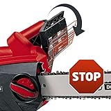 Einhell Elektro Kettensäge GE-EC 2240 (2200 Watt, 375 mm Schnittlänge, Oregon Kette und Qualitätsschwert, Softstart, Rückschlagschutz und Kettenfangbolzen) - 9