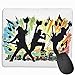 Produktbild keiwiornb Non-Slip Mouse Pad Rectangle Rubber Mousepad Rock Crazy Print Gaming Mouse Pad