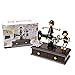 CocoTop Lover Couple Design Plastic Music Box with Wind-up Vintage Mini Sewing Machine Movement for Desk Decoration & Gifts
