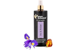 GROOM PROFESSIONAL Exclusive Iris & Amber Dog Cologne Spray - Dog Perfume Spray - Dog Spray for Smelly Dogs - Infused with Radiant Floral Notes - Perfect for Between Washes, 500ml