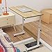 Produktbild AA-SS-Over-Bed Tables Mobiler Betttisch Laptopwagen Betttisch Computertisch Pflegetisch zum Essen auf Bett 60 * 40cm