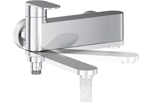 Ravak Bateria wannowa czarna – wysokiej jakości bateria prysznicowa i bateria mieszająca jedną ręką bez zestawu | nowoczesne wzornictwo do wanny, prysznica i umywalki | armatura łazienkowa