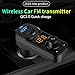 Produktbild Kingko Auto Ladegerät,Auto MP3 Player Bluetooth Auto FM Transmitter Wireless Radio Adapter USB Ladegerät Mp3 Player