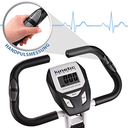Kinetic Sports Indoor F-Bike Fitnessbike Heimtrainer Ergometer Indoorcycling mit Trainingscomputer, Zusammenklappbar - 4