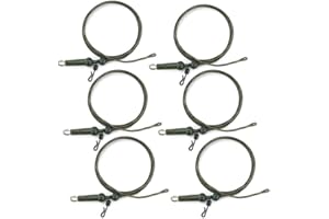 ‎HIRISI TACKLE 6pcs Karpfenangeln FüHrer Kernlinie Karpfen Clip FüHrt Linie Haar Rig Gebunden Drehverbinder ZubehöR