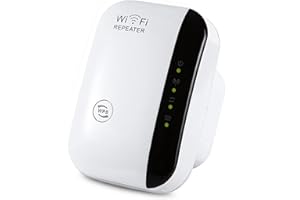 XiaoXIN Amplificador de señal WiFi Repetidor inalámbrico 300M Potenciador de WiFi Extensor de Rango WiFi para Oficina en casa Enchufe de la UE