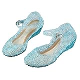 ♥Qué Bonita♥: Brillantes zapatos de niña azules, con motivos florales. Cuando el sol o la luz brillan sobre los zapatos, ¡es brillante!