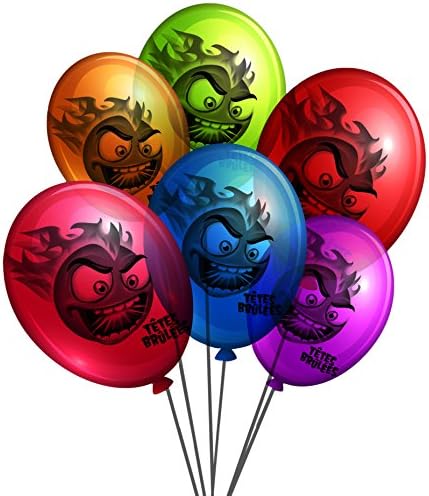 Upyaa â 430165 â 12 "TĂȘtes BrulĂ©es Balloons
