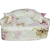 Taschentuchsofa - Rosen - Damast - Handgefertigt