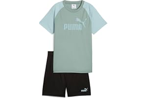 ‎PUMA PUMA Jungen Ess No.1 Logo Poly Tee And Shorts Set B Gestrickte Anzüge (1er Pack)