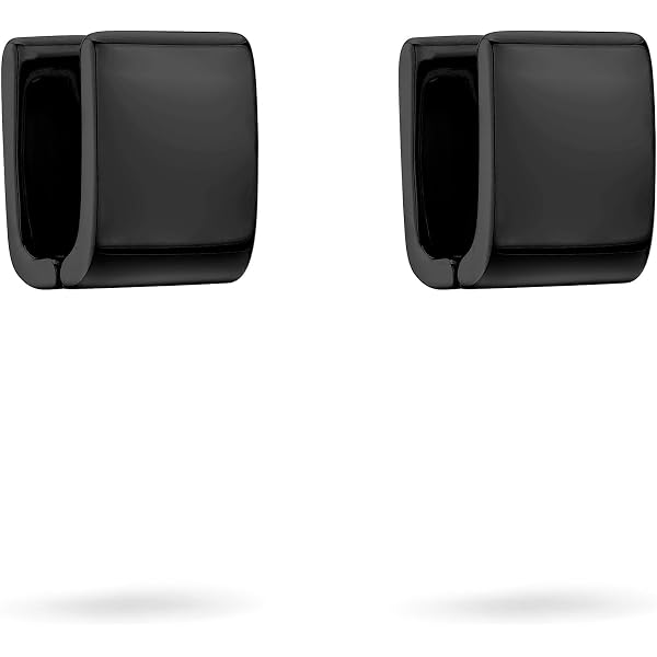 Liebeskind Berlin Boucles d'oreilles LJ 1565 E 20 IP Black, 1,8 cm, Acier inoxydable, Pas de gemme