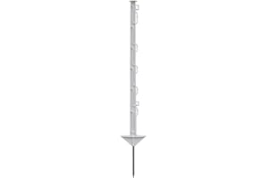 VOSS.farming 20 pz. Pali in plastica, recinzioni elettriche, Lunghezza 74 cm, Colore Bianco