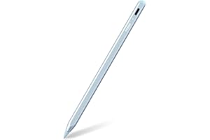 Metapen Stylet A8 Compatible avec Apple iPad 2018-2025 pour iPad 11 A16/10/9/8/7/6,Pro 3/4/5/6/M4,Air 3/4/5/M2/M3,Mini 5/6,Pencil Charge Rapide,Reject de Paume,Détection d'inclinaison (Bleu)