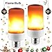 Produktbild Flammen Lampe 2 X 5W E27 LED Flamme Effekt Glühbirne 3 Modi Flackernde Wirkung Feuer Glühbirnen für Weihnachten, Bars, Haus, Festival Dekoration