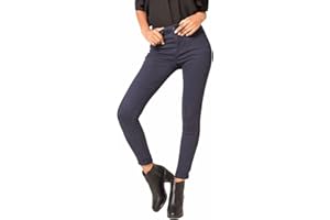 Nina Carter P056 - Pantalon en jean pour femme - Coupe skinny - Taille haute