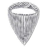 iZiv 4er Set Baby Bandana Geifer Lätzchen mit Justierbarem Druckknöpfen, Wasserdichte TPU Auskleidung für 0-2 Jahre (Farbe-6) - 3