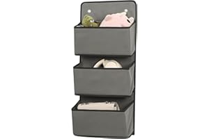 Minnhua organizer da bagno con 3 scomparti, grande capacità, da appendere alla porta