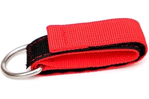 Lamala Scuba Diving Wrist Band Nylon Webbing Belt Sticker Stainless Steel D-ring Strap Nylon Webbing Belt Strap