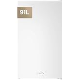 EVVO Fridge Mini F24, 91 L, White, Low Consumption 85 kWh/year, Freezer compartment, 83 cm high, Ideal for studios, offices a