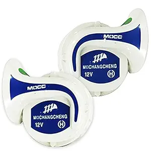 Vheelocityin Motorcycle Mocc Horn Imported Set with 18 Tunes Relay for Hero M.