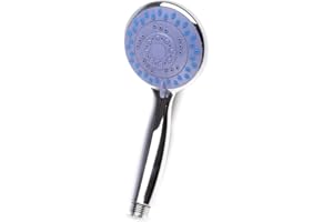 PARENCE.- Głowica prysznicowa z 3 dyszami - Uniwersalna głowica prysznicowa w kolorze chromu - Przyjazny dla użytkownika klasyczny prysznic prysznicowy 3 ustawienia