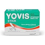 YOVIS Stick, Probiotici per il Benessere Intestinale, 50 Miliardi di Fermenti Lattici Vivi, Senza Glutilne e Lattosio, 10 Bus