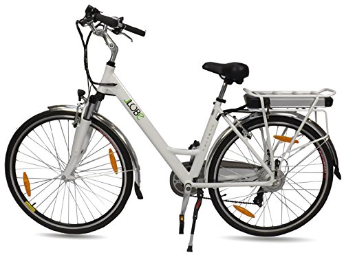 LLobe Erwachsene 28 Zoll City E-bike Blanche, Weiß, 49 cm, 130705 - 2