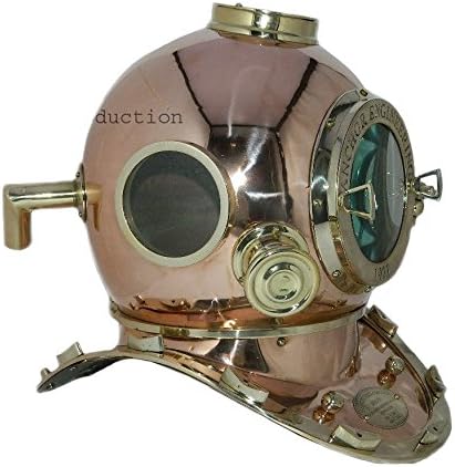 Historicalmuseum Antique 18" Diving Helmet U.S Navy Mark V Divers Helmet 1921 Anchor Engineering