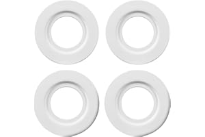 LEGELITE 4 Pack Metal Lamp Shade Reducer Ring, E27 Plate Light Fitting Lampshade Washer Adaptor Converter, Retainer Rings for Light Fixture