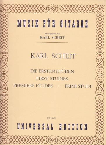 Download Die ersten Etüden, für Gitarre